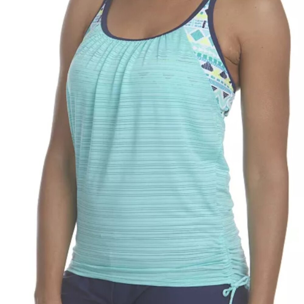 Teal 2X Tankini by ZeroXposur